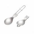 Folding Titanium Oval Spoon